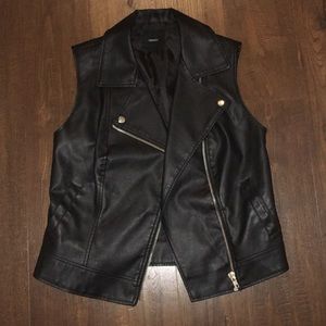 Forever 21 leather moto jacket